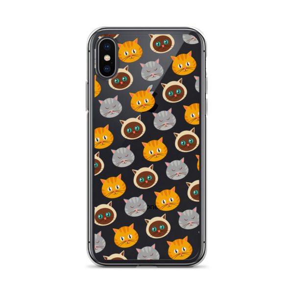 Cute Cats iPhone Clear Case