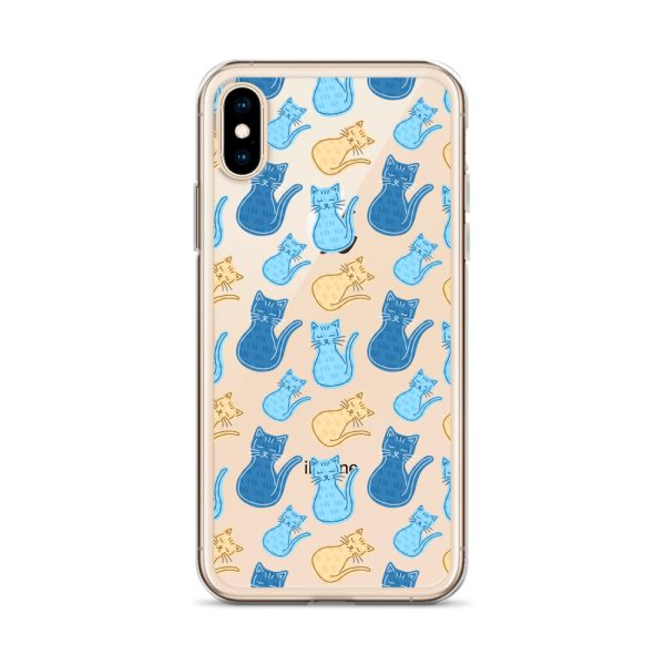 clear-case-for-iphone-iphone-x-xs-case-on-phone-6a1d6e848afc5.jpg Cat Cartoon iPhone Clear Case
