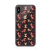 Cat Silhouettes Seamless iPhone Clear Case