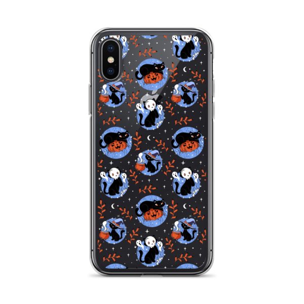 Halloween Cats iPhone Clear Case