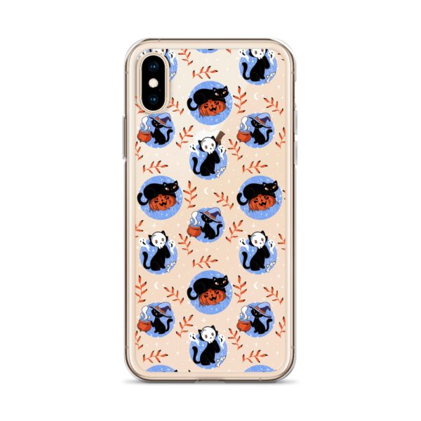 Halloween Cats iPhone Clear Case