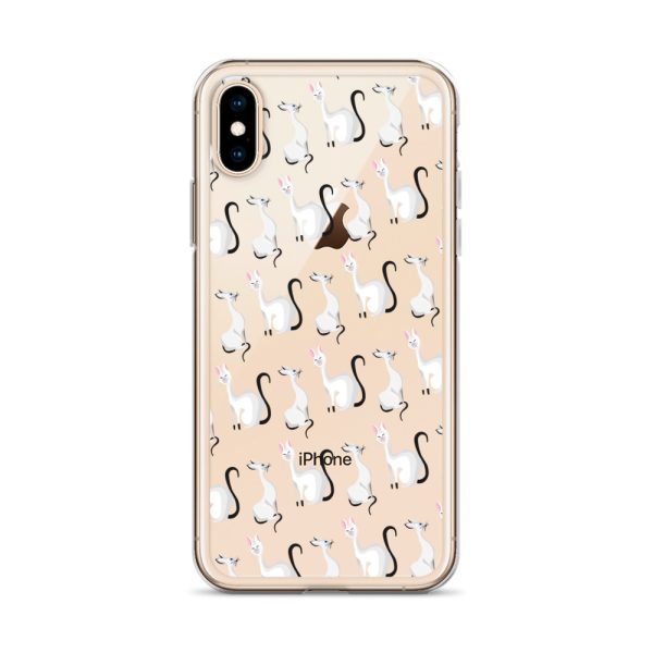 Classy Cats iPhone Clear Case