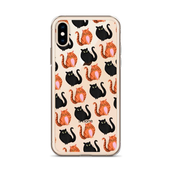 Cute Cat iPhone Clear Case