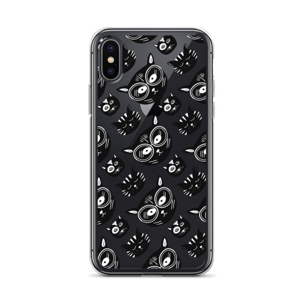 Funky Cats iPhone Clear Case