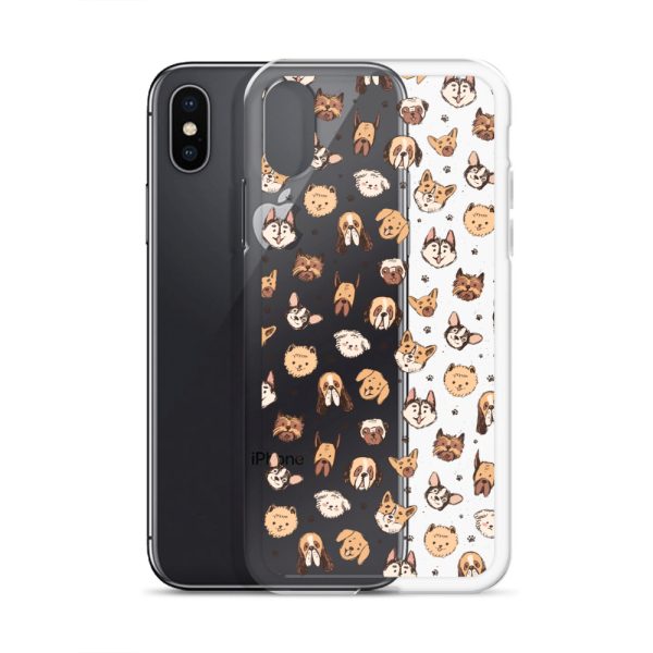 Cute Dog Breeds iPhone Clear Case