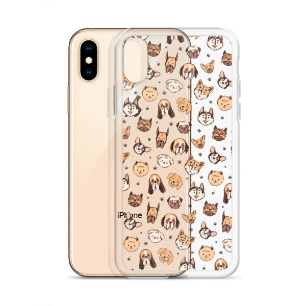 Cute Dog Breeds iPhone Clear Case