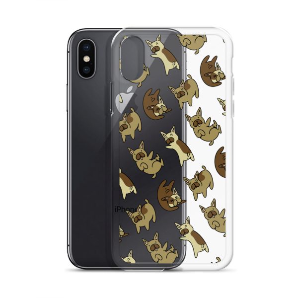 French Bulldog iPhone Clear Case