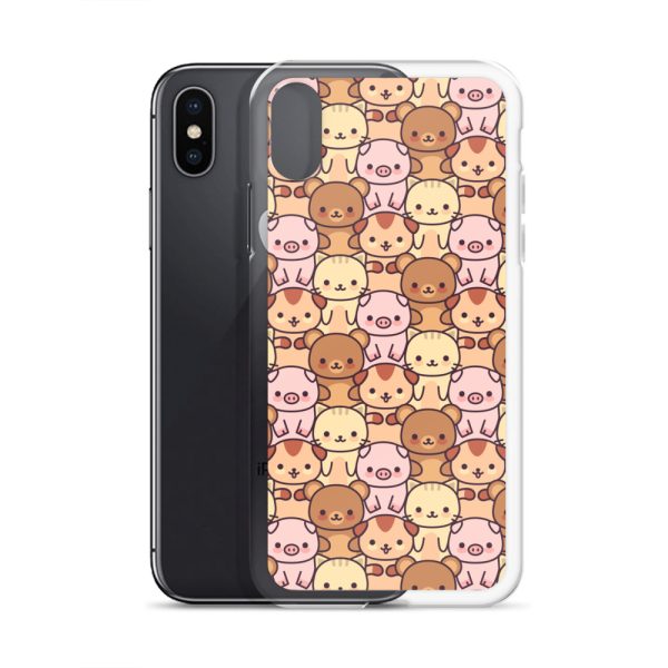 Kawaii Animals iPhone Clear Case
