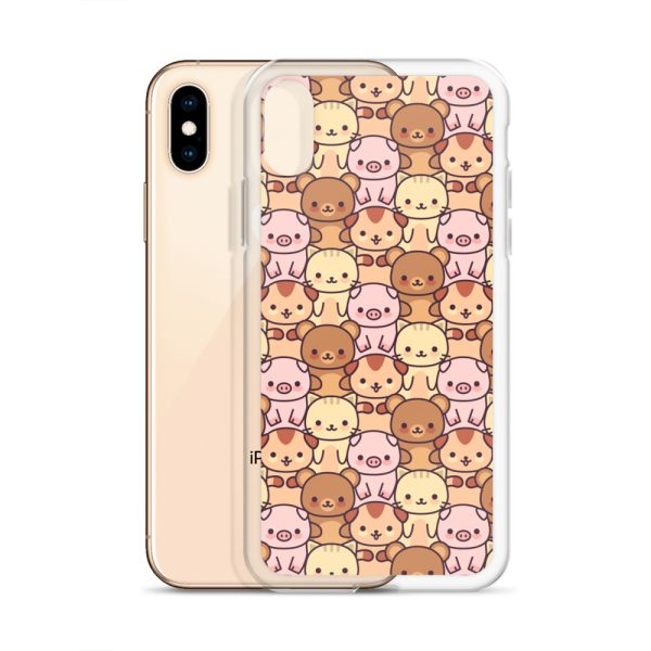 Kawaii Animals iPhone Clear Case