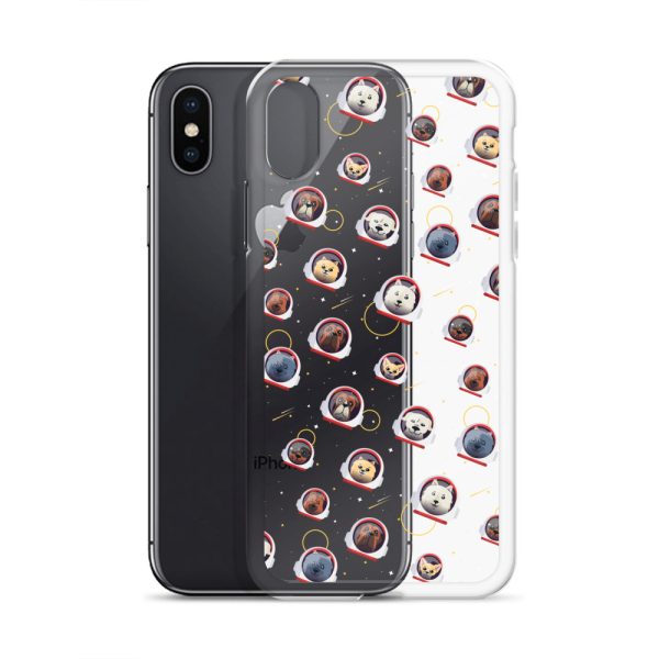 Space Dogs iPhone Clear Case