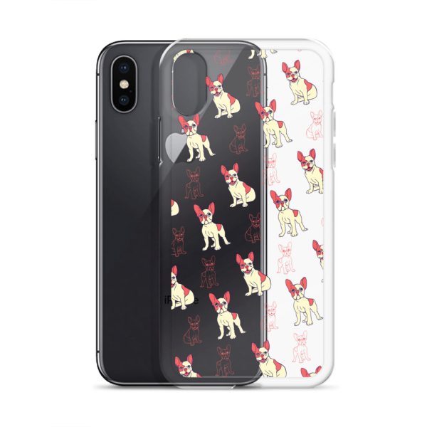 French Bulldog iPhone Clear Case