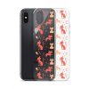 Cat Silhouettes Seamless iPhone Clear Case