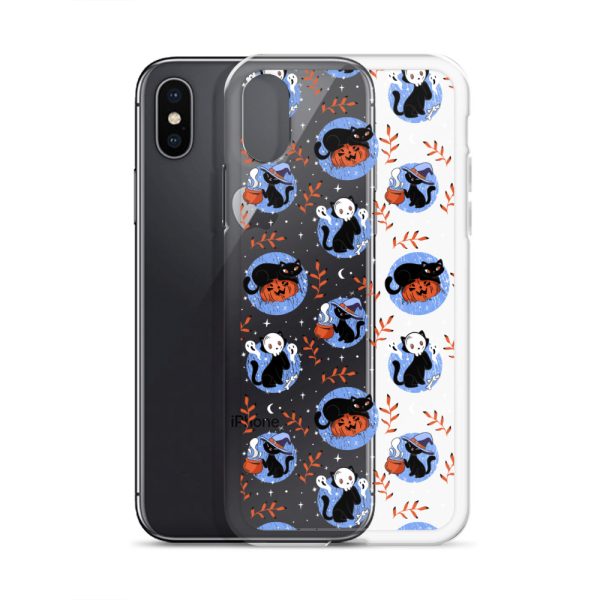 Halloween Cats iPhone Clear Case