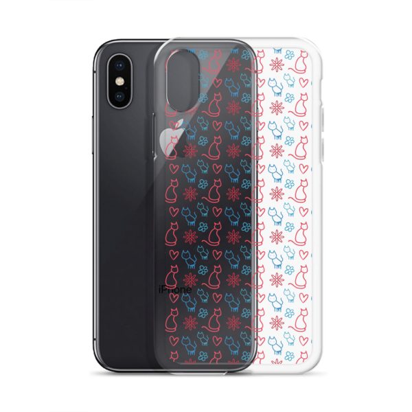 clear-case-for-iphone-iphone-x-xs-case-with-phone-6a1d6fc0b1746.jpg Cats and Flowers iPhone Clear Case