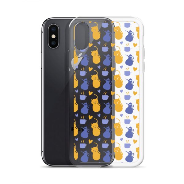 Tea and Cat iPhone Clear Case