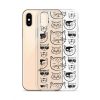Cartoonish Cat iPhone Clear Case