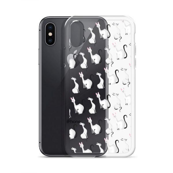 Classy Cats iPhone Clear Case
