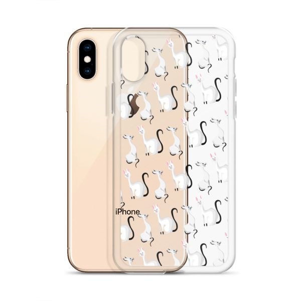 Classy Cats iPhone Clear Case