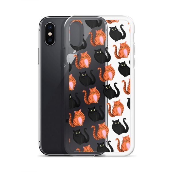 Cute Cat iPhone Clear Case