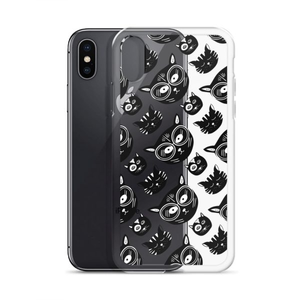 Funky Cats iPhone Clear Case