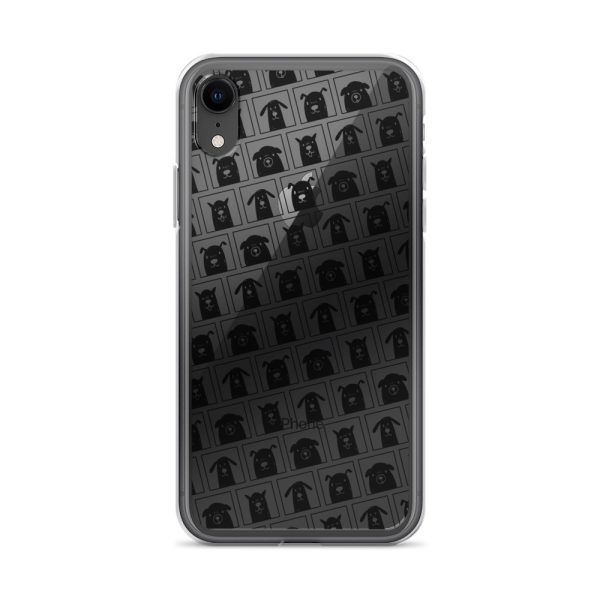 Black Dogs iPhone Clear Case