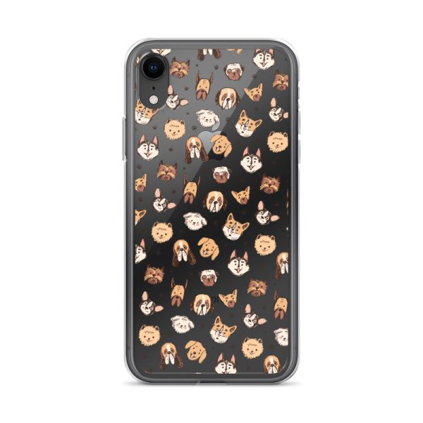 Cute Dog Breeds iPhone Clear Case