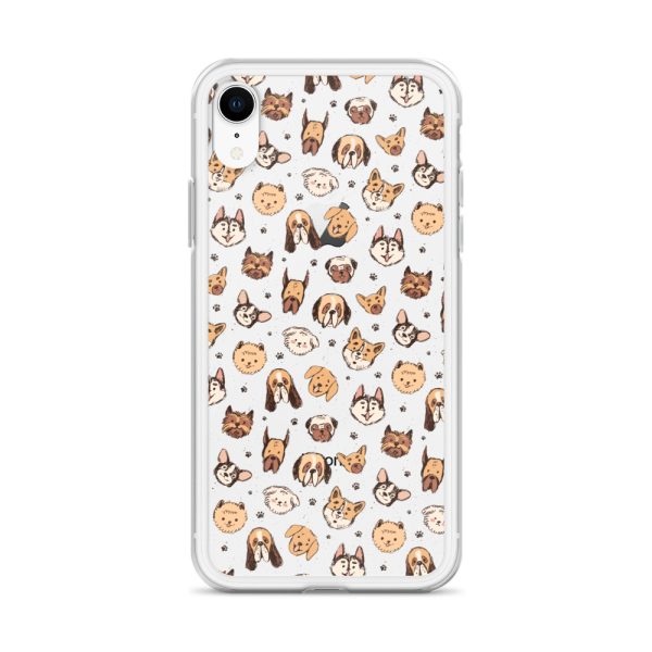 Cute Dog Breeds iPhone Clear Case