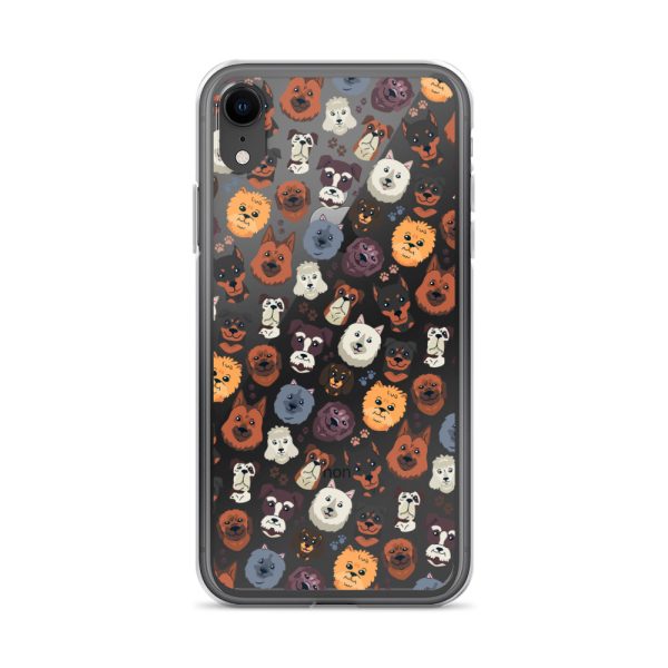Dog Heads iPhone Clear Case