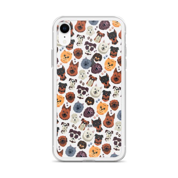 Dog Heads iPhone Clear Case