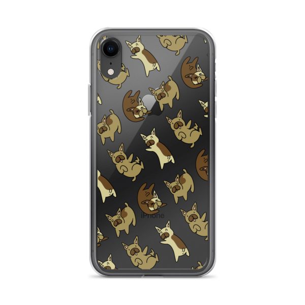 French Bulldog iPhone Clear Case