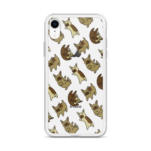 French Bulldog iPhone Clear Case