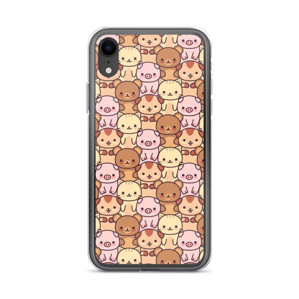 Kawaii Animals iPhone Clear Case