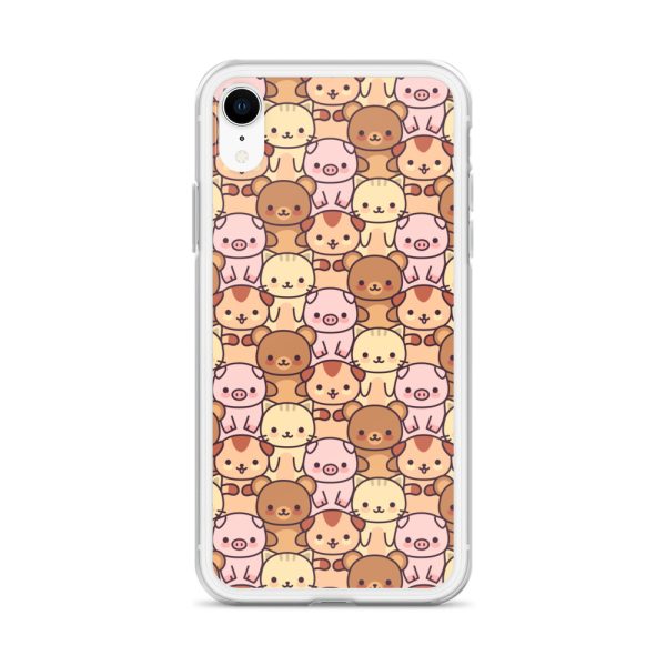 Kawaii Animals iPhone Clear Case