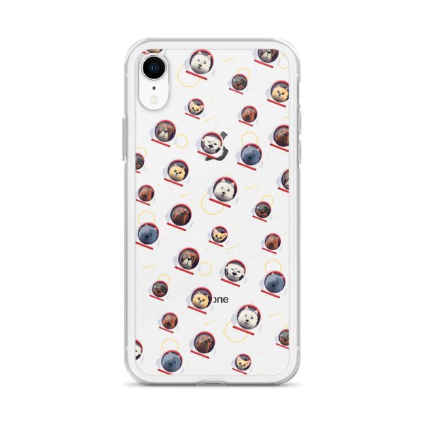 Space Dogs iPhone Clear Case