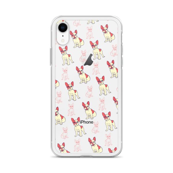 French Bulldog iPhone Clear Case