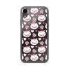 Cat Flowers and Hearts iPhone Clear Case