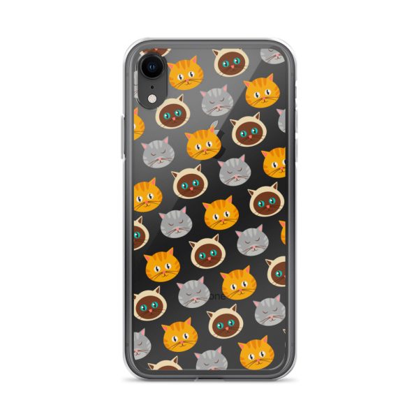 Cute Cats iPhone Clear Case
