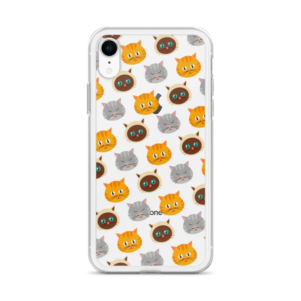 Cute Cats iPhone Clear Case