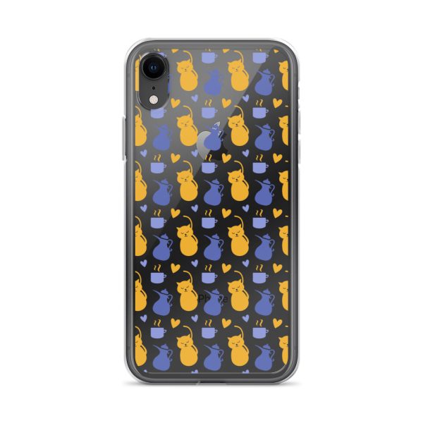 Tea and Cat iPhone Clear Case