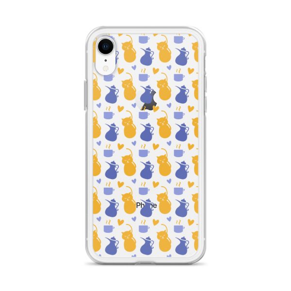Tea and Cat iPhone Clear Case