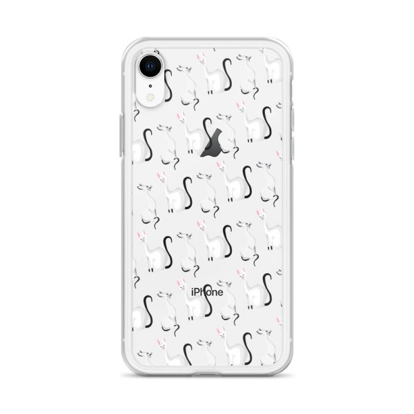 Classy Cats iPhone Clear Case