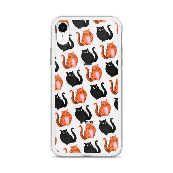 Cute Cat iPhone Clear Case