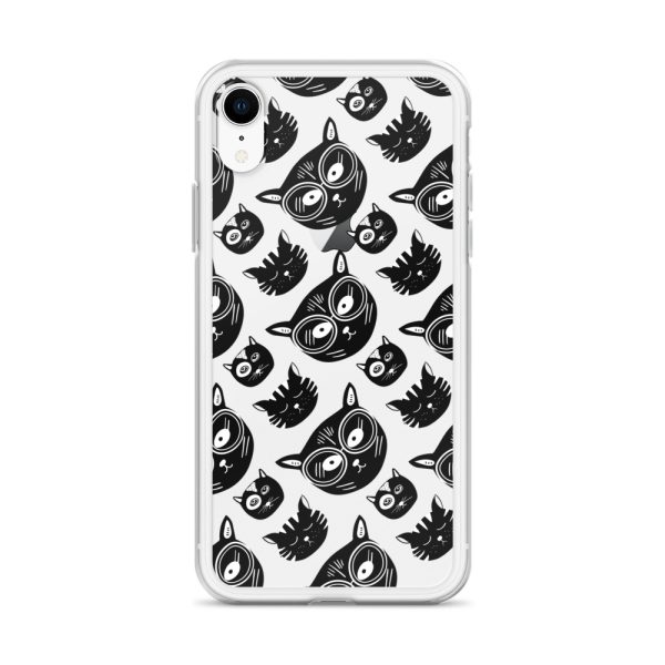 Funky Cats iPhone Clear Case