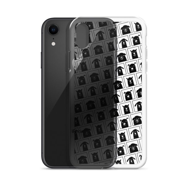 Black Dogs iPhone Clear Case