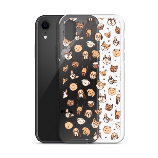 Cute Dog Breeds iPhone Clear Case