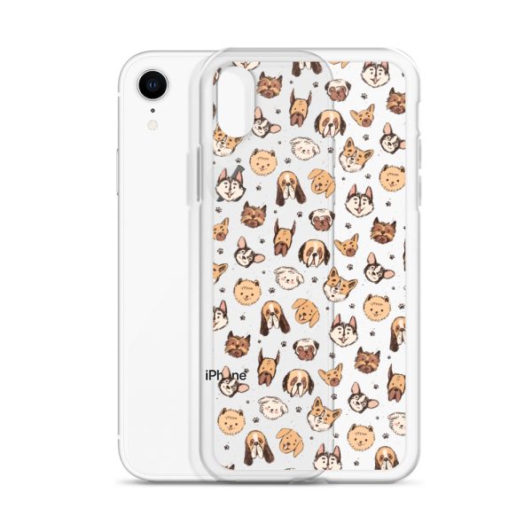 Cute Dog Breeds iPhone Clear Case