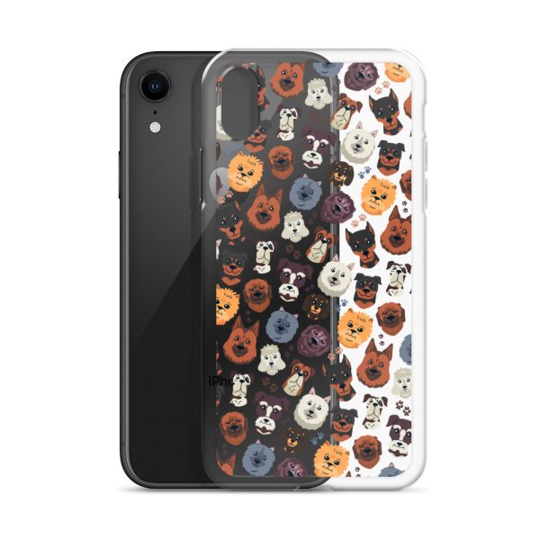 Dog Heads iPhone Clear Case