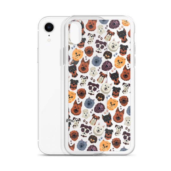 Dog Heads iPhone Clear Case