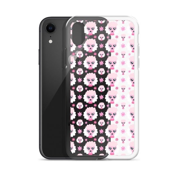 Pink Poodle iPhone Clear Case