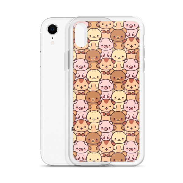 Kawaii Animals iPhone Clear Case